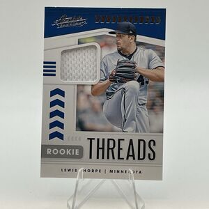 Lewis Thorpe 2020 Absolute Threads ROOKIE JERSEY #RT-LT Minnesota Twins